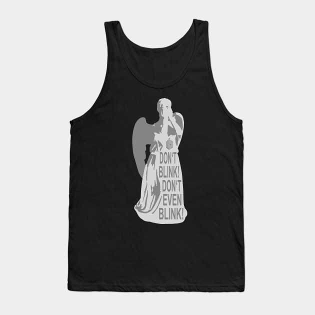 Alert - Weeping Angel  - Dont Blink 3 Tank Top by EDDArt